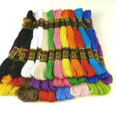 Maasai Stitch Embroidery Thread Pack – 24 Color Assortment